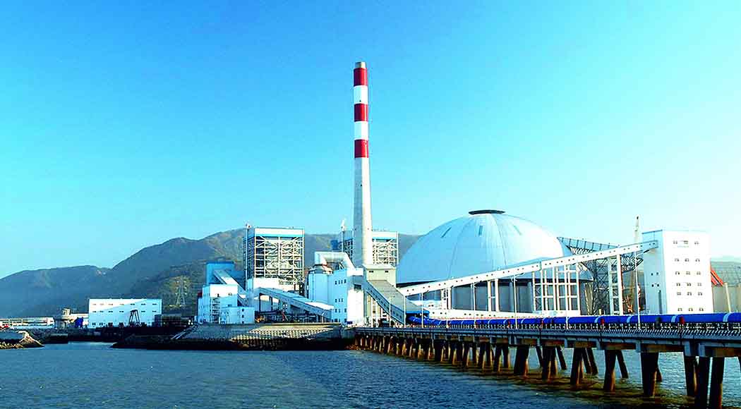 图为资本控股公司提供融资服务的华电福建可门煤电路港综合项目.